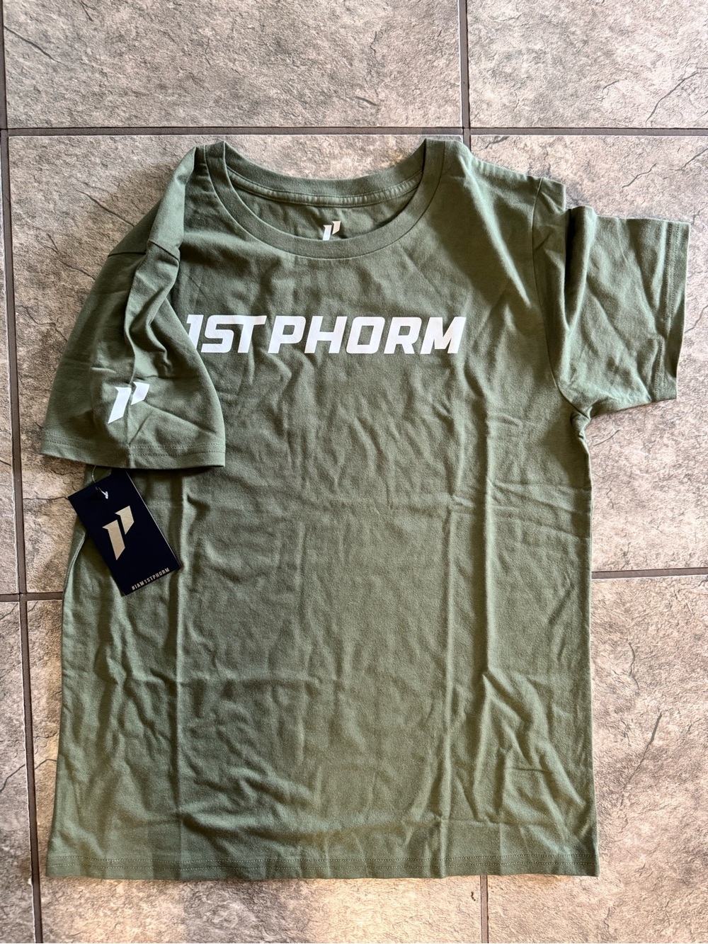 1st Phorm Women's Olive Green Logo Tee